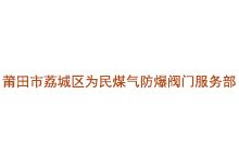 莆田市荔城区为民煤气防爆阀门服务部